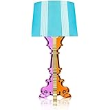 Kartell Bourgie Lampada da Tavolo, Dimmerabile 4.5 W, Multicolor Azzurro