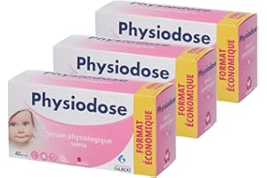 PHYSIODOSE Physiodose Physiologisches Serum – 3 Boxen mit 40 Einzeldosen, 40 Stück, 3er-Packung