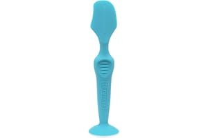 Nuby Dr. Talbots Silicone Diaper Cream Brush with Suction Base, Aqua