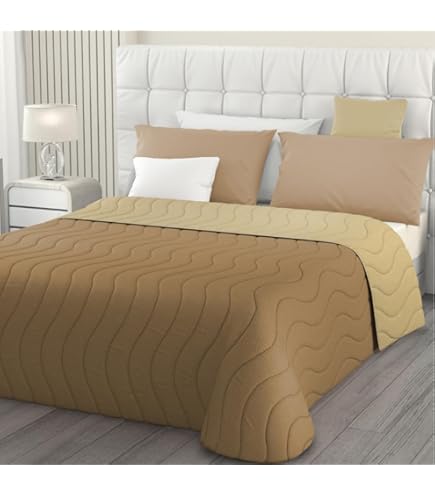 Copriletto Trapuntato Estivo - Stile Tirolese Shabby, 100gr - Foto 12