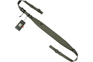 KRYDEX GEAR Taktischer Gewehrriemen, 2-Punkt Verstellbarer taktischer Gewehrriemen mit breiter Polsterung für Jagd, Camping & Outdoor Aktivitäten