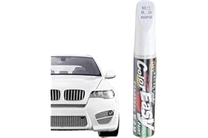 GENÉRICO Lápiz de Retoque, Pintura Retocar Arañazos, Herramienta Bolígrafo para Rascar el Coche, Pluma Quita Rayones para Autos, Reparación Arañazos Coche (blancos)