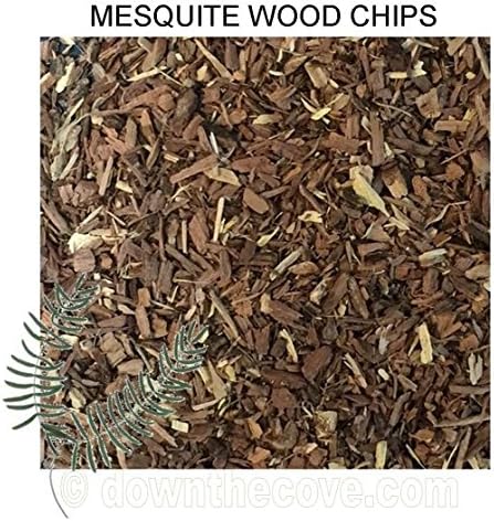 Down the Cove 500g Mesquite Wood Chips - Fine (approx 2mm) for Hot Smokers/Smoking Ovens/Smoking Guns