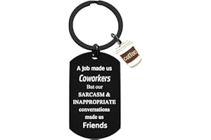 YpbbyKit Coworker Friends Keyring Gifts for Women and Men Farewell Going Away Leaving Gifts for Colleague Christmas Birthday Work Friends Present
