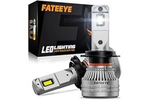 FateEye H7 LED 44000LM - Kit de phares H7 LED 200W 6500K Blanc Anti-Défaut Extrêmement Lumineux, Pour le Remplacement des Lampes Voiture Halogènes et au Xénon H7, Pack de 2