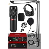 Midex St&uuml;dyo Ekipmanları Style Paket-2 BM800 Mikrofon Ses Kartı St&uuml;dyo Kayıt Seti