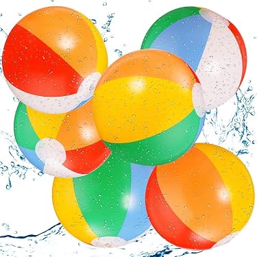 Pallone Da Spiaggia Gonfiabile Calcio Per Bambini – 23 Cm, Multicolore, Perfetto Per Gioco E Feste