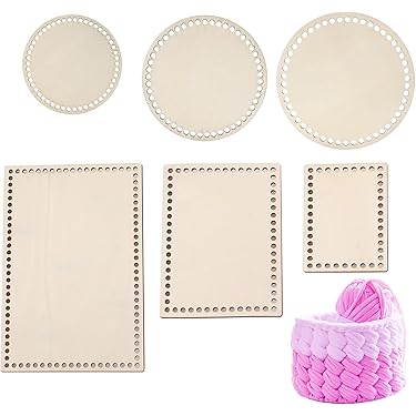 Fondi Per Borse Uncinetto Basi In Legno Per Cestini Fai-da-te