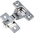 Pack of 2 Short Sleeve Hinge Door Hinge Furniture Hinges Cabinet Hinges Caravan Hinge without Automatic Closing 95°