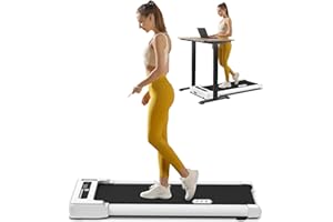 Redliro Walking Pad Under Desk, Portable Mini Treadmill with Remote Control, 265lbs Max Weight, Installation-Free Walking Pad for Home/Office