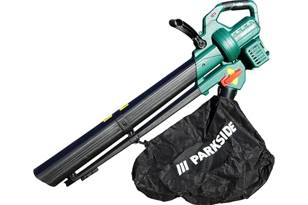 PSIDE Bundle – Parkside 40 V batteri lövsugare PLSBA 40-Li lövblåsare PSIDE nyckelring