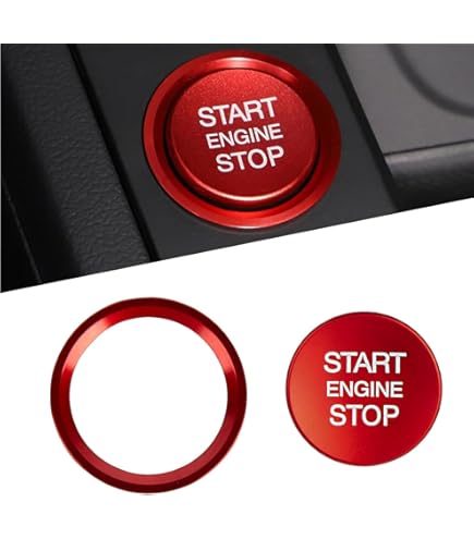 Pulsante Start/Stop Per Volvo V40 V60 S60 XC60 - Sostituzione Tasto Accensione, Design In Lega Di Alluminio - Foto 5