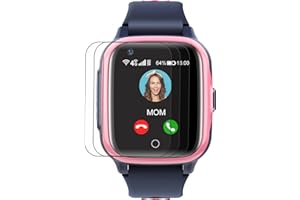 Krostming 3 X Vidrio Templado Protector de Pantalla Película 4G niños GPS Smartwatch