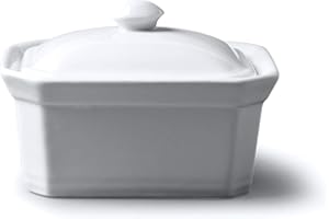 WM Bartleet & Sons 1750 T294 Butter/Terrine Dish with Lid, White