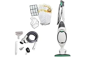 DIERRESTORE Aspirapolvere Folletto NUOVO VK150 CON HD 50 Tubo con Accessori Inclusi + 5 Anni Fornitura Sacchetti e Profumi Omaggio, 2 Anni Garanzia The Point Follettoo