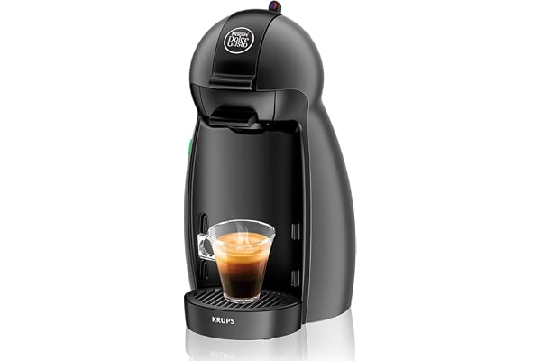 Krups - KP100B - Cafetière à capsules, 1500 watts, Anthracite