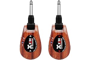 Xvive U2 Système sans fil pour Guitare Transmetteur et Récepteur sans fil pour Guitare,Basse, Ampli, Violon(Bois)