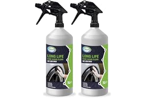 Jovs Tyre Shine 1 Litre (PACK OF 2) - Premier Wet Look Clear Tire Dressing Gel for Cars, Long-lasting Silicone Based Formula, Instant Sheen, Ultimate Tire Shine Spray 1000 ml.
