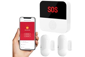 ChunHee Fensteralarm Türalarm Einbruchschutz Alarmanlage Kindersicherheits-Türöffnungsalarm Kontakt 120 dB Alarm mit 4 Funktionsmodi Einbruchsschutz (2*Fensteralarm Türalarm+1 Empfänger)