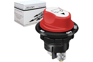Jtron DC 32v 100A interrupteur de batterie de voiture interrupteur interrupteur électrique de rupture rotatif pour conduire avec une voiture bateau à vapeur