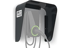 Box Air Klima Pokrowiec na Wallbox | Aluminiowa stacja ładująca do stacji ładującej samochód elektryczny | dach przeciwdeszczowy, ochrona przed słońcem i promieniowaniem UV