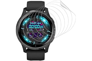 Beukei 6 Stück Weicher TPU Schutzfolie kompatibel für Garmin Venu/Venu 2, Displayschutz folie, Weich HD, Klar TPU