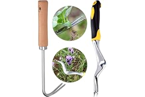 MNIXY NC WideSmart 2pcs Weeder Tool,Garden Hand Weeder Tools,Manual Weed Puller Garden Dandelion Removal Tool,Puller Weeding Tools for Garden Yard Lawn Transplanting Digging
