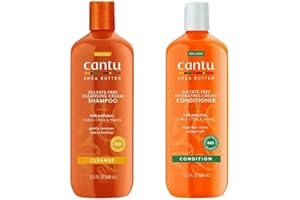 Cantu Shea Butter do włosów naturalnych Szampon i odżywka SULFATE FREE by Cantu