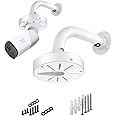 WiTi Wall Mount for Dome Cameras IP CCTV Cable Management Junction Box Universal Mast Mount Security Surveillance Systems