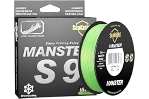 ‎SEAKNIGHT SeaKnight W8 II 8 Fach Angelschnur Geflochten Salzwasser 150M/300M/500M PE Geflochtene Angelschnur 8 Stränge Karpfen Angelschnur Forelle 15-100LB