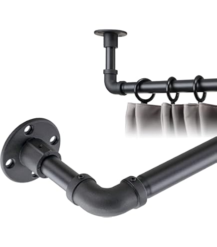 Intrekbare U-vormige Gordijnroede - Roestvrij Staal - Geschikt Voor 70 100 Cm