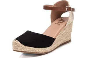 XTI - Zapato Cierre de Hebilla para Mujer, Color: Negro, Talla: 41