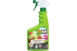 COMPO BIO Mehltau-frei Universal AF Spray, Zum Schutz von Rosen sowie Obst- und Gemüsekulturen vor Echtem Mehltau und Schorf, 750 ml