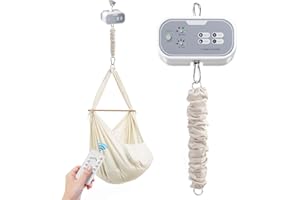 Helangel Elektrische Babyschaukel Controller Babywippe Controller mit Feder und Zeitschaltuhr Geräuscharm Einstellbarem Hängende Elektrische Wiegensteuerung bis 10 kg