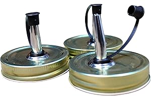 ‎O'DONNELL MOONSHINE O'Donnell Moonshine Ausgießdeckel, handgefertigter Moonshine-Ausgießdeckel, zur Vermeidung von Verschütten und verschwendetem Mondschein, 3 Ausgießdeckel im Lieferumfang enthalten