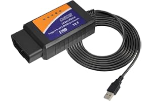 ‎ZAKVOP OBDII OBD2 USB Auto Diagnosegerät, obd2 car Scanner, OBDII+obd2, OBD2 USB Scanner Code Reader Reset for Android Windows, Auto Car Diagnostic Scan Tool for IOS Android Auto Scan Repair Tools