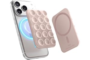 elago Magnetiskt Sugkoppsfäste för MagSafe-Enheter | Avtagbar, Silikonhållare, Handsfree-Selfies, TikTok-Videor, Instagram, S