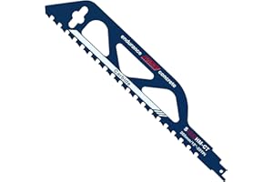 JOEJONI Brzeszczoty szablowe, brzeszczot szablasty z węgla węglowego, brzeszczot szablasty do cegły, profesjonalne brzeszczoty do cięcia drewna, metalu, betonu i cegły, 305 mm..