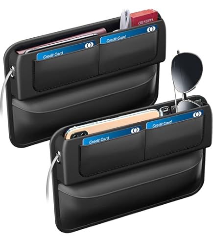 Organizer Per Auto In PU - Tasca Laterale Universale Per Sedile, Porta Cellulare, Chiavi, Occhiali - Foto 10