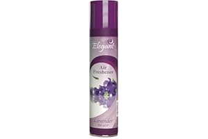 AFS ELEGANT Elegant Lavender Air Freshener Spray 300ML - Pack of 3 - Free from Alcohol - Arabian Oud Fragrance - Perfect Air Fresheners for Home - Experience Elegant of Arabian Royalty