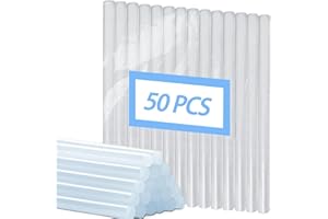 CLDFDC 45 pezzi Colla a Caldo Bastoncini Ø 11 x 200 mm, Stick Colla a Caldo Trasparente per Pistola Colla a Caldo, Trasparente, Ad Asciugatura Rapida, fai da te, tempo libero.