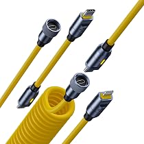 AOHI 240W 8 in 1 USB C Cable & Lightning Cable Set, The Future PD3 ...