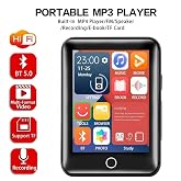 Junglee Dokunmatik Ekranlı Bluetooth Lu Mp3 Mp4 Player Dahili Hoparl&ouml;r M&uuml;zik &Ccedil;alar 4Gb Hafızalı Mp Player Siyah JNG-1041MP