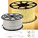 Produktbild GreenSun Flexible LED Lichtband Streifen Strip Lichterschlauch Stripe Leiste Lichterkette 60 LEDs/M Lichtschlauch wasserdicht (50m, Warmweiß)
