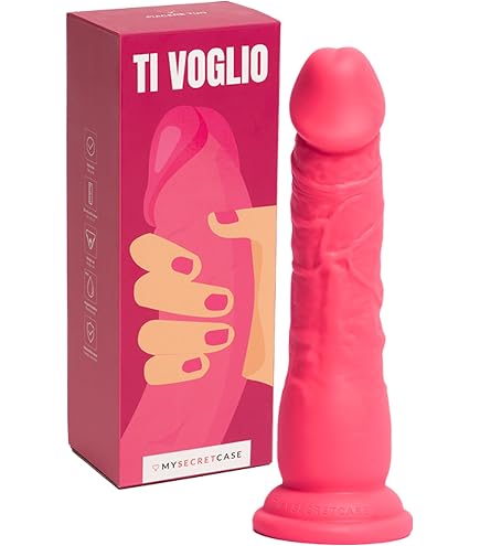 Dildo Realistico Con Ventosa In PVC - Giocattolo Anale E Vaginale Per Donna E Uomo, Morbido E Sicuro