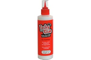 Anita's Tacky Poly Vinyl, PVA Craft Glue, 120ml, Ideal For Paper Crafting, All-Purpose Adhesive With Strong Tack, For Wood, Paper, Card, Leather, Foam, Fabric, Dries Clear