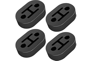DRSUMLF 4PCS Universal Car Exhaust Hanger,Insulators Exhaust Muffler Hangers, Exhaust Bracket Rubber Muffler Hanger for Protecting Car Exhaust System