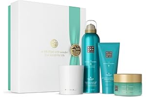 RITUALS The Ritual of Karma, Set de Regalo con Aroma de Verano, Colección para el Hogar y Cuidado de la Piel con Flor de Loto y Té Blanco, Caja de Baño Nutritiva y Calmante, Tamaño Mediano