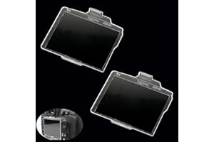 Fire Rock LCD-Displayschutzfolie für Nikon D90 DSLR Kamera, Displayschutzfolie für Nikon D90, ersetzt BM-10 BM10, 2 Stück
