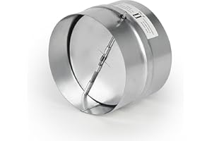 LALAGO Ø 100 mm zawór zwrotny z gumową uszczelką, automatyczne drzwi refluksowe z uszczelkami, złączka wentylacyjna do kanału wentylacyjnego i wylotu powietrza